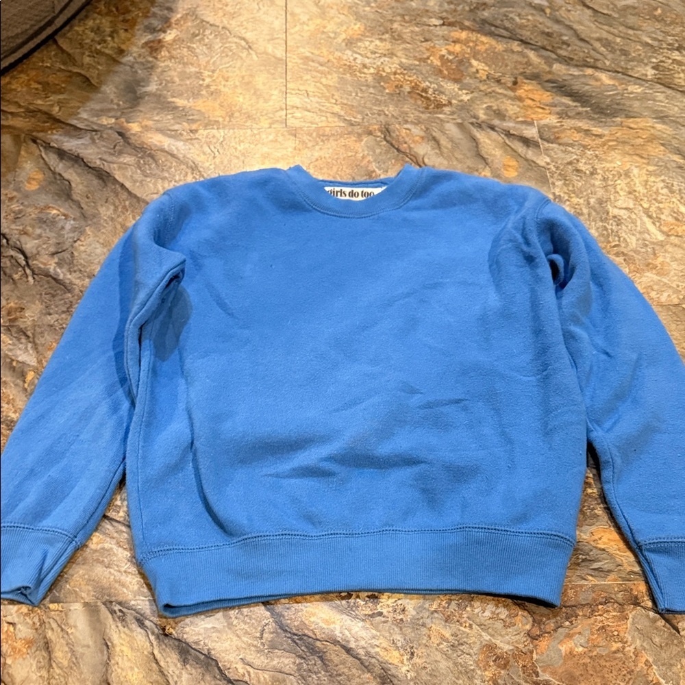 Girls youth size medium Blue Sweatshirt